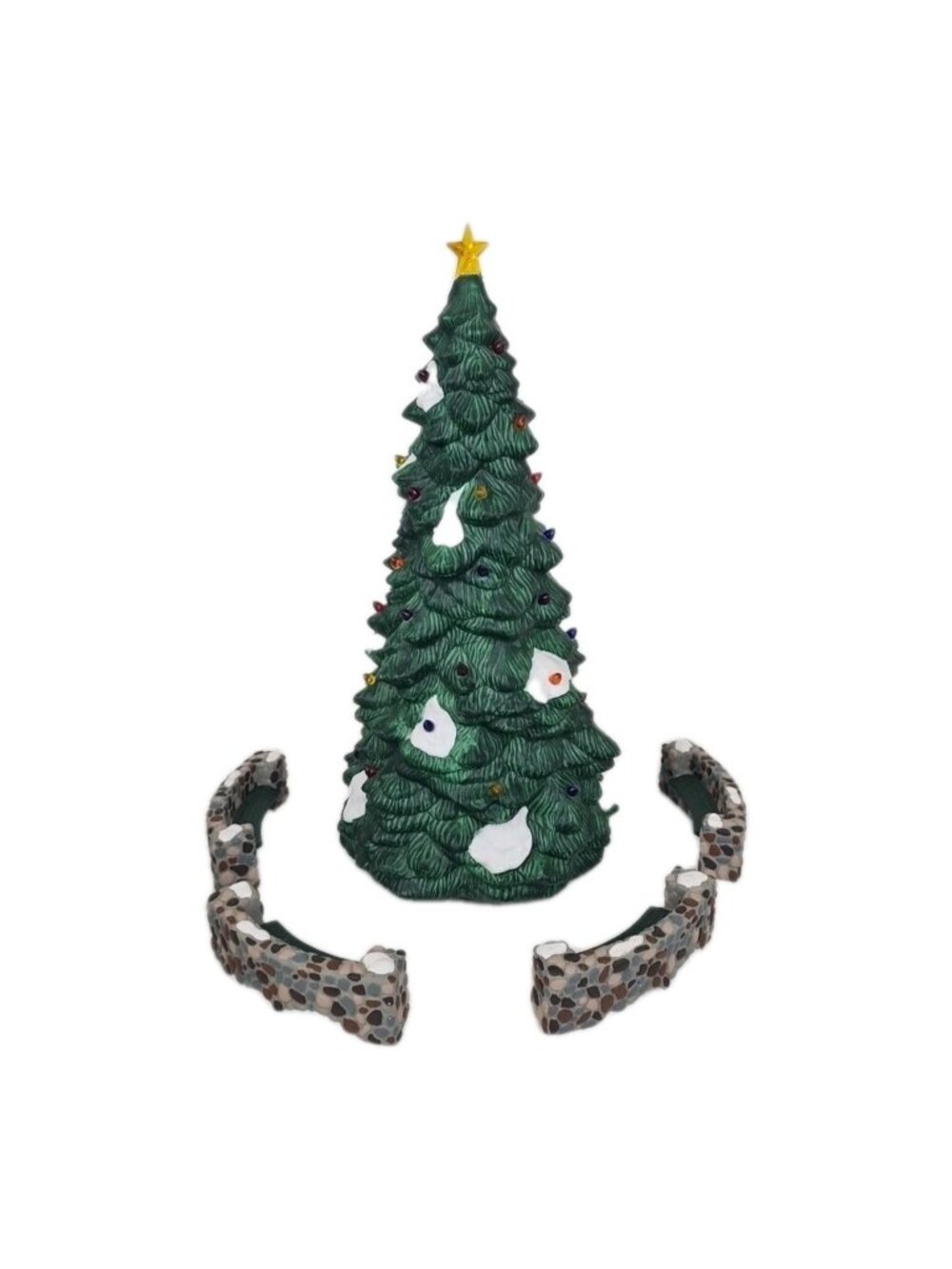 Department 56 Heritage Village Town Tree Set Of 5 #5565-4 RETIRED Christmas